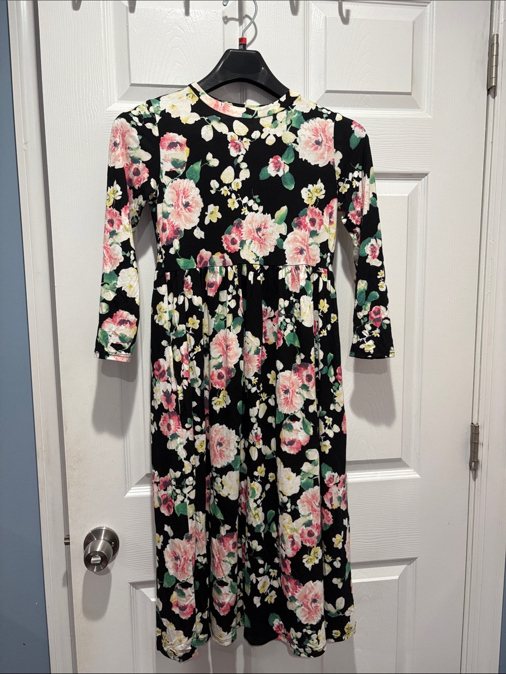 Black Floral Dress